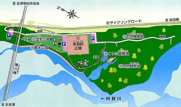 市 ハザード マップ 会津 若松