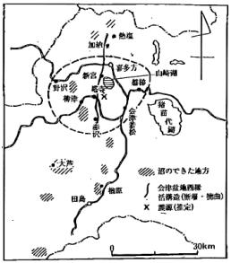 会津慶長大地震の震央地域
