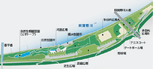 新潟市ふれあい公園の整備予想図