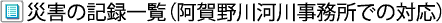 �ЊQ�̋L�^�ꗗ