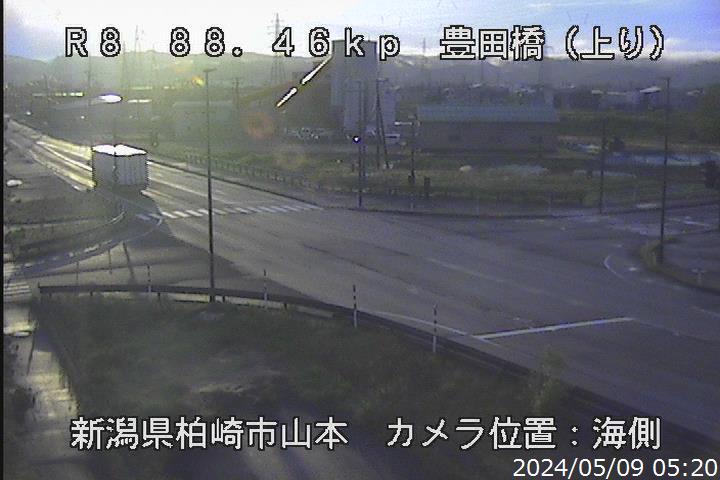 国道8号 豊田橋のライブカメラ画像