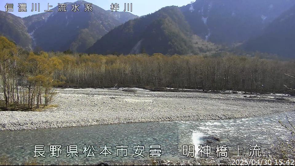 ライブカメラ明神橋上流