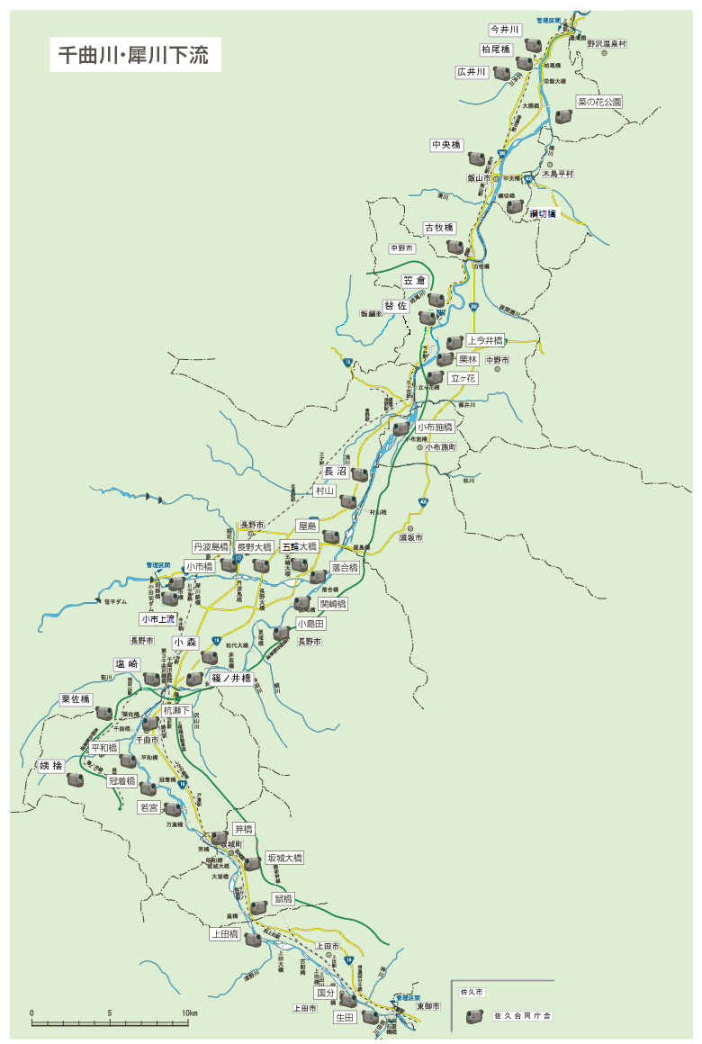 千曲 川 地図