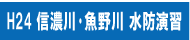 平成２４年度信濃川・魚野川水防演習