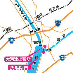 大河津分水地図