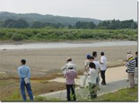 濁川合流点付近