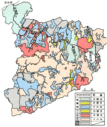 阿賀川の地質