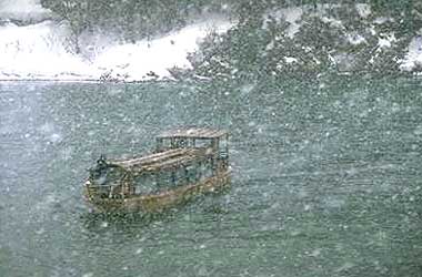 阿賀野川八景-風流雪見船