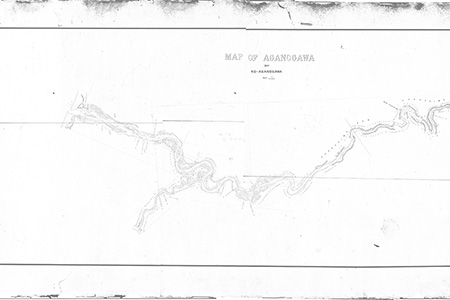 阿第14号 MAP OF AGANOGAWA AND KO-AGANOGAWA