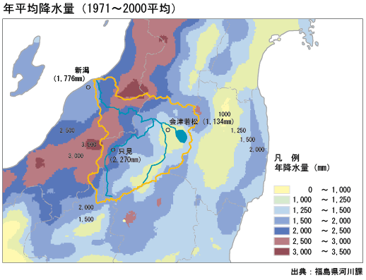 年平均降水量