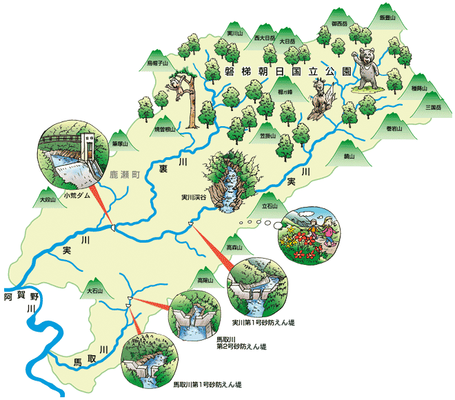 実川・馬取川周辺についての画像