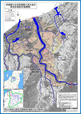 阿賀野川区間：計画規模を表す画像