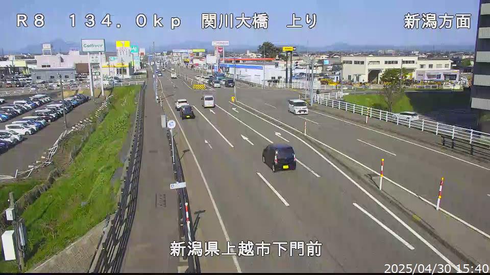 国道8号 関川大橋