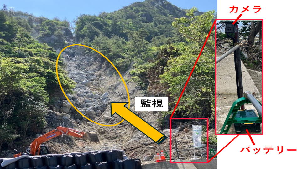 斜面変状モニタリング