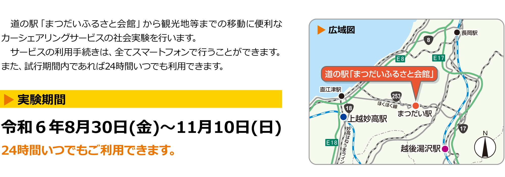 実験期間 2024/08/30～2024/11/10まで