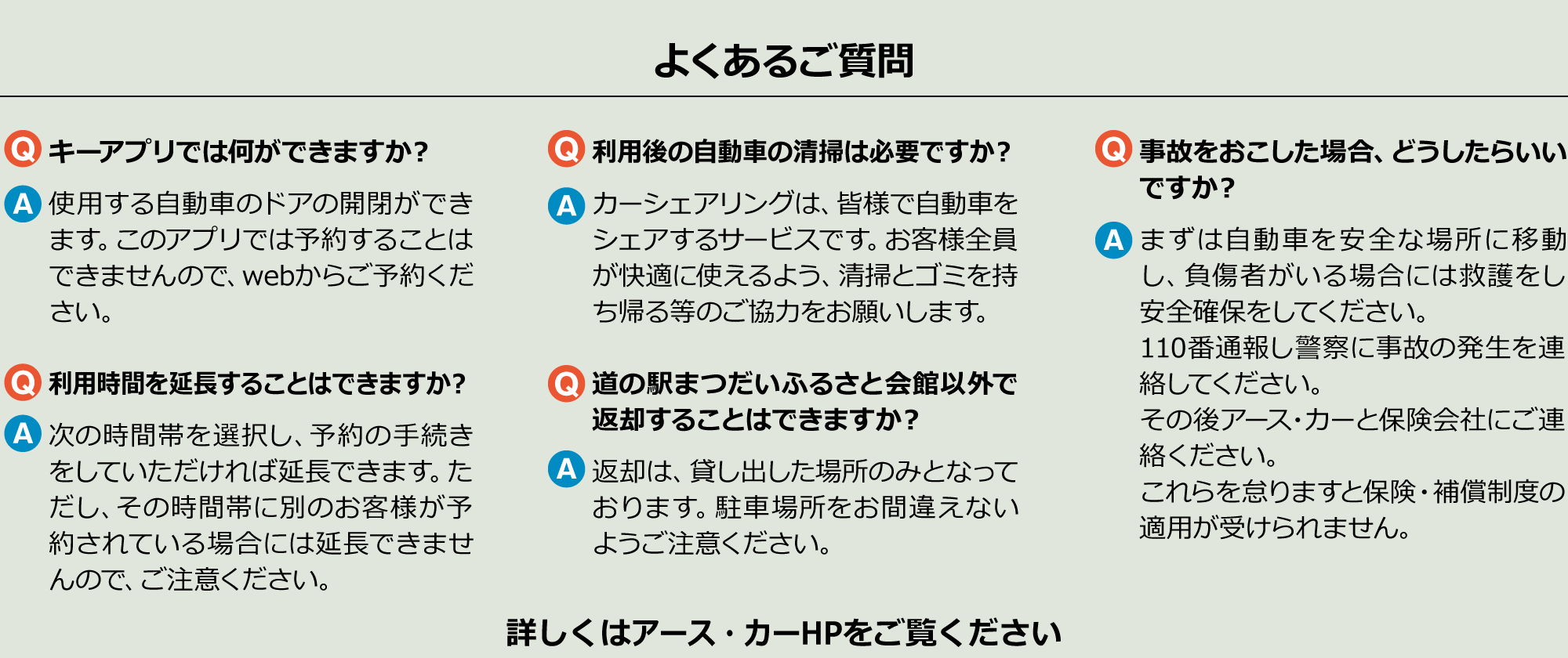 よくあるご質問