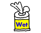 ウェットタオル（油汚れ用）