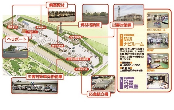 富山防災センター見取り図