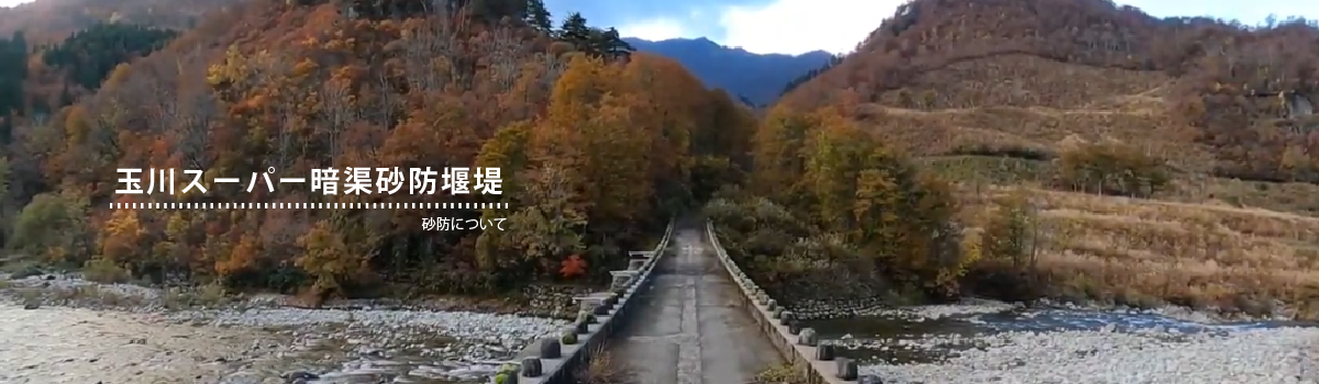 玉川スーパー暗渠砂防堰堤