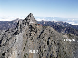 03.槍ヶ岳（3,180m）西側より