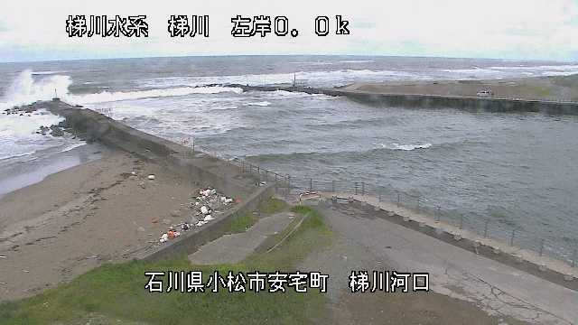石川県の海ライブカメラ｢28安宅の関①｣のライブ画像