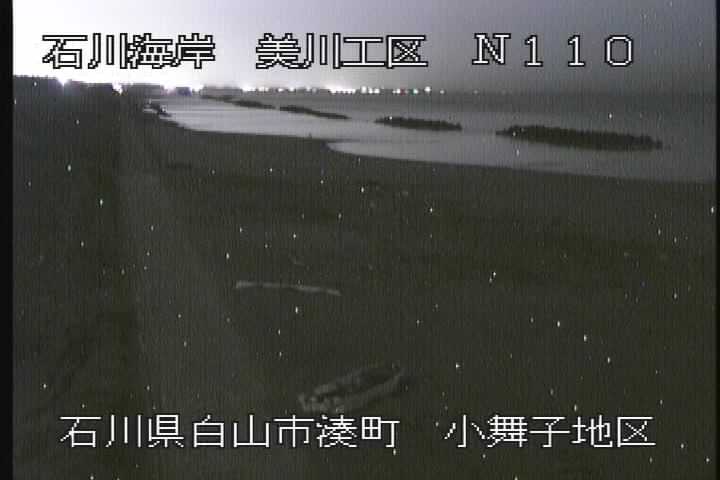石川県の海ライブカメラ｢23小舞子海岸※｣のライブ画像