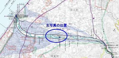 手取川位置図