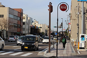 市道 武蔵森山線(金沢市安江町)整備後