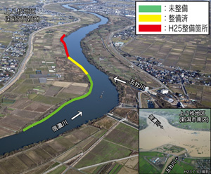 上八枚地区