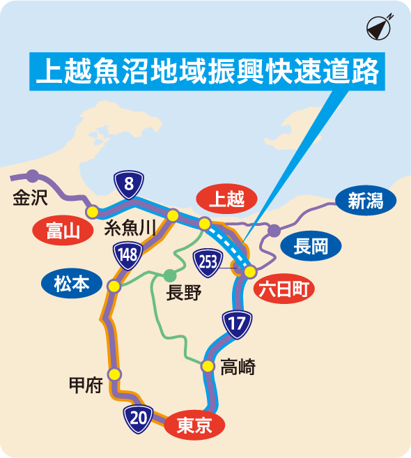 冬期の安定ルート図