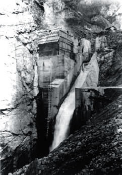 No.1 temporary drainage was closed (1931)