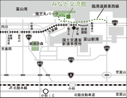 みなと交流館マップ