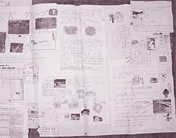 砂防堰堤の見学。「初めて見た」という児童も