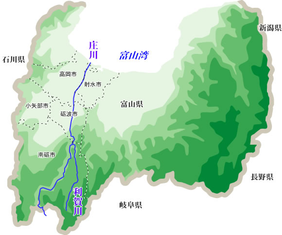 富山県地図