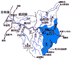 横川の地形